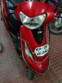 Red TVS Scooty Zest