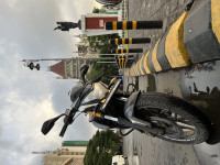 Pearl White And Black Bajaj Pulsar NS 200 BS6