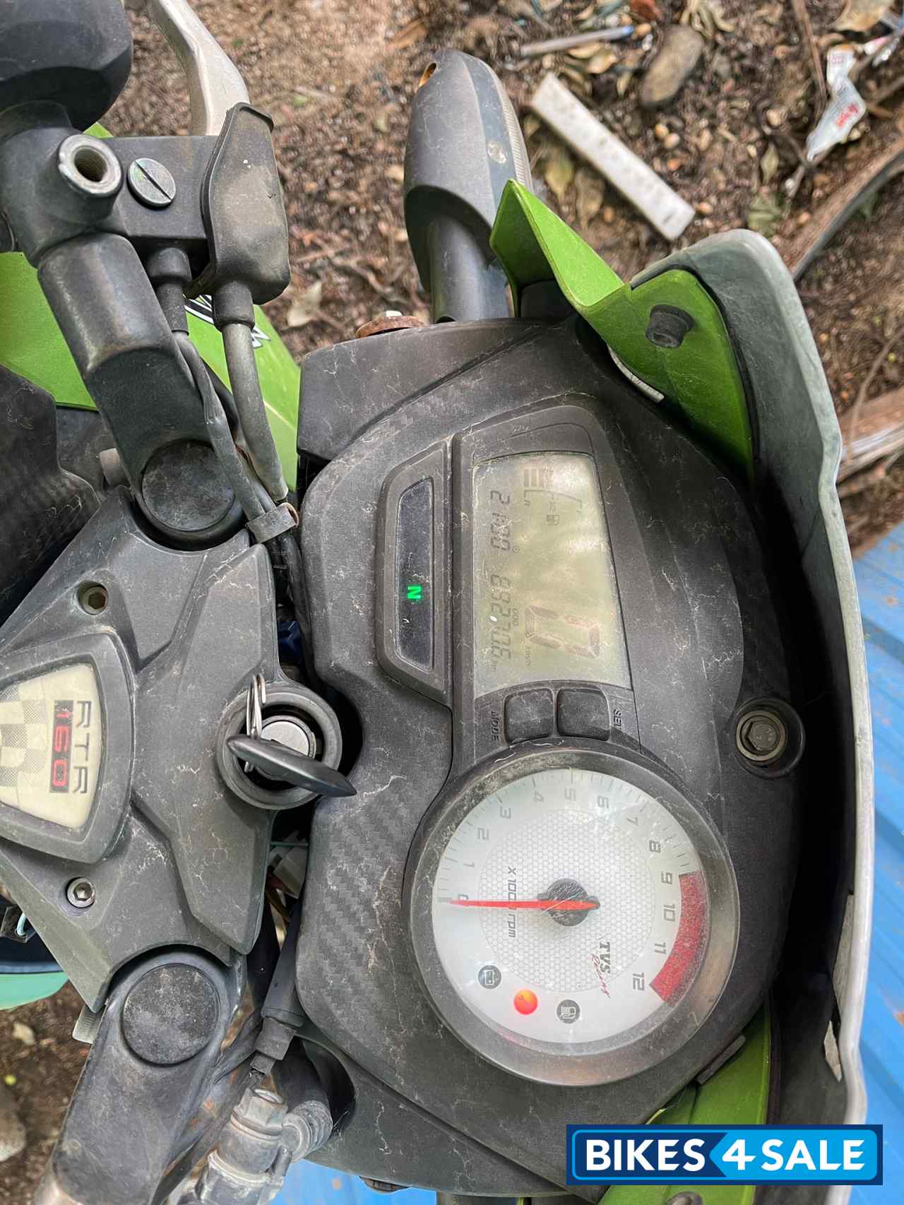 Parrot Green TVS Apache RTR 160 Parrot Green TVS Apache RTR 160