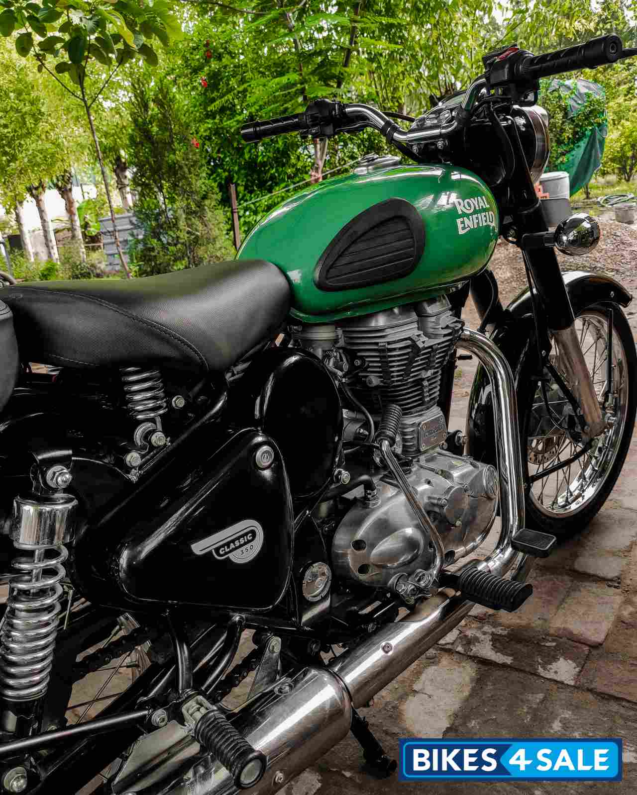 Olive And Black Royal Enfield Classic 350