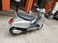Silver Vespa VX 125