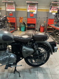 Grey Royal Enfield Classic