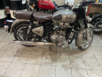 Grey Royal Enfield Classic