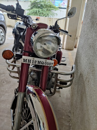 Crimson Red Chrome Royal Enfield Classic Chrome