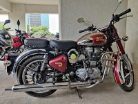 Crimson Red Chrome Royal Enfield Classic Chrome