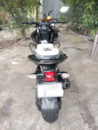 Metallic Black Yamaha FZ FI V3 BS6