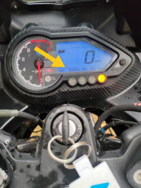 Bule Balck Bajaj Pulsar 220F BS6