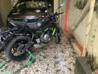 Black Mat And Green Kawasaki Z650 ABS