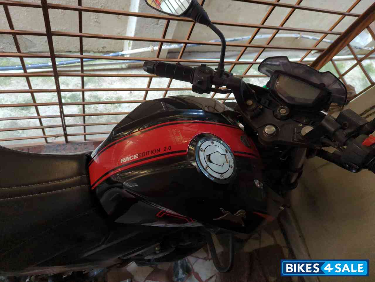 Black And Red Dual Tone TVS Apache RTR 200 4V ABS Race Edition 2.0