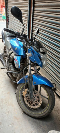 Blue Suzuki Gixxer 150