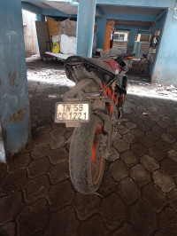 White And Orange KTM RC 200