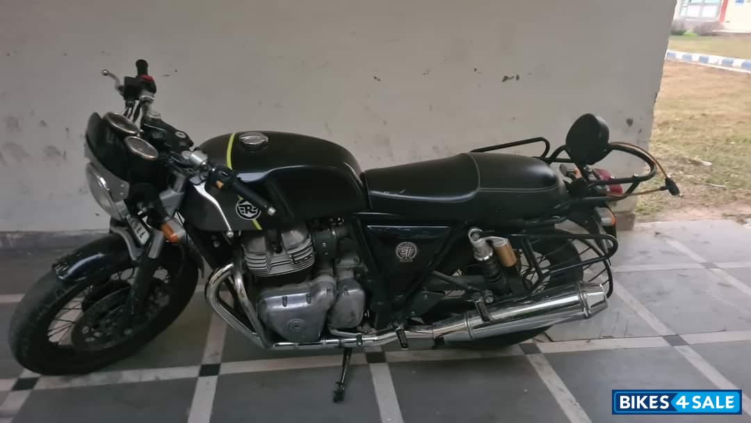 Black And Grey Royal Enfield Continental GT 650 Twin