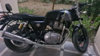 Black And Grey Royal Enfield Continental GT 650 Twin