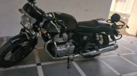 Black And Grey Royal Enfield Continental GT 650 Twin