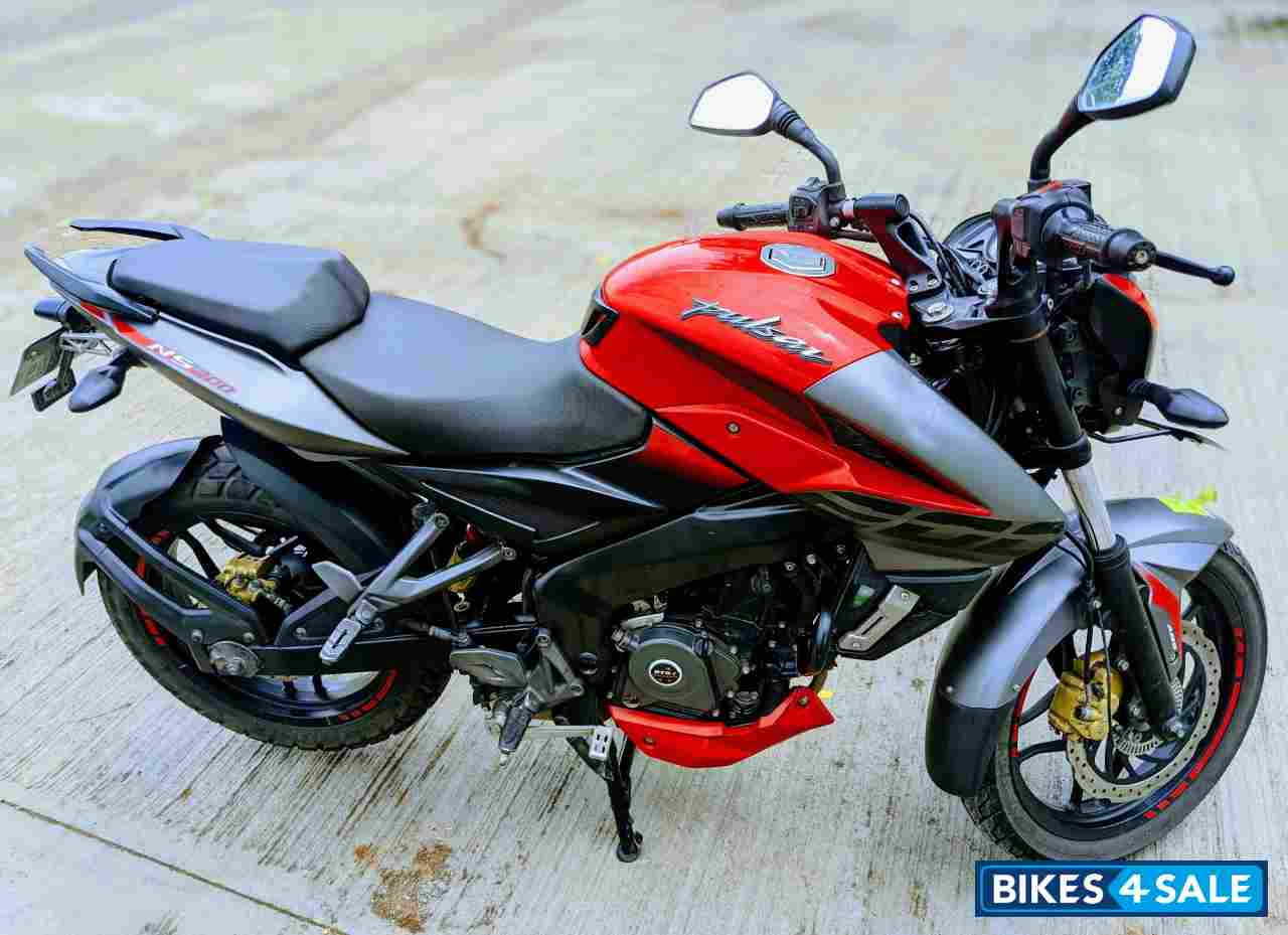 Red And Black Bajaj Pulsar 200 NS ABS