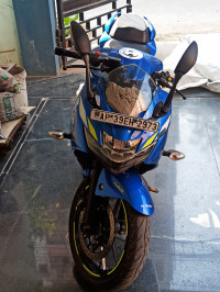 Blue Suzuki Gixxer Gixxer SF 250 Moto GP edition