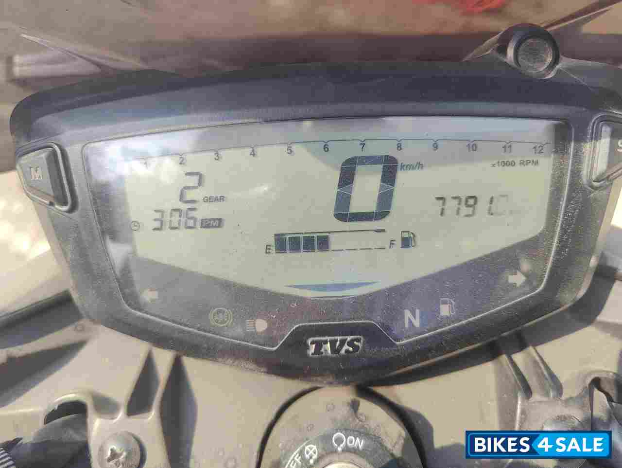 Black TVS Apache RTR 200 4V ABS Race Edition 2.0 Black TVS Apache RTR 200 4V ABS Race Edition 2.0