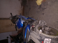 Blue Suzuki Gixxer SF Fi