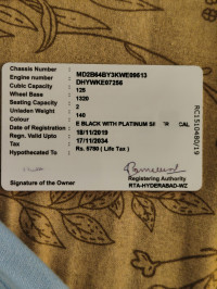 Black Bajaj Pulsar 125