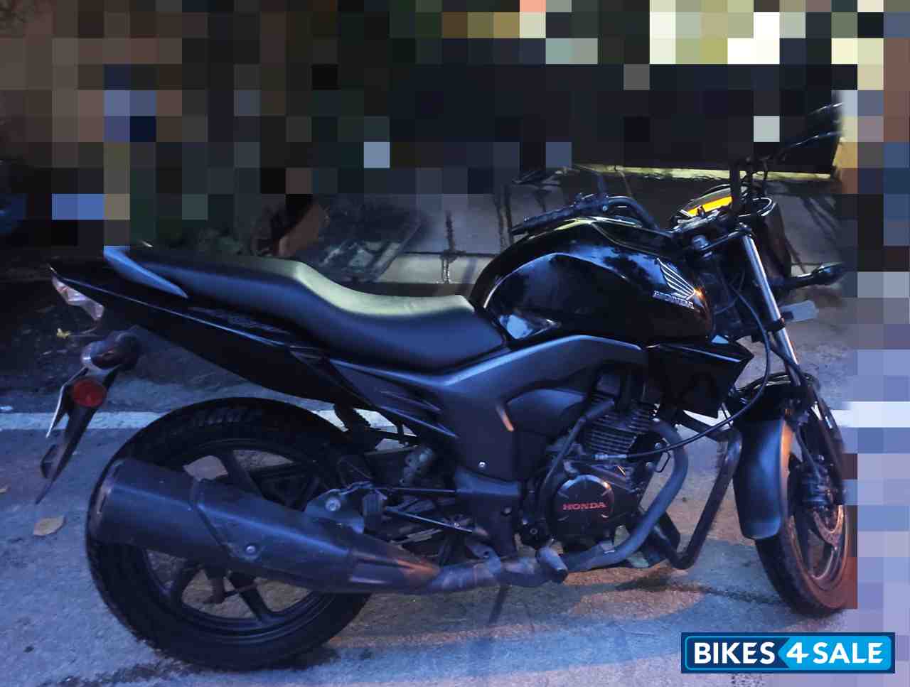 Black Honda CB Trigger