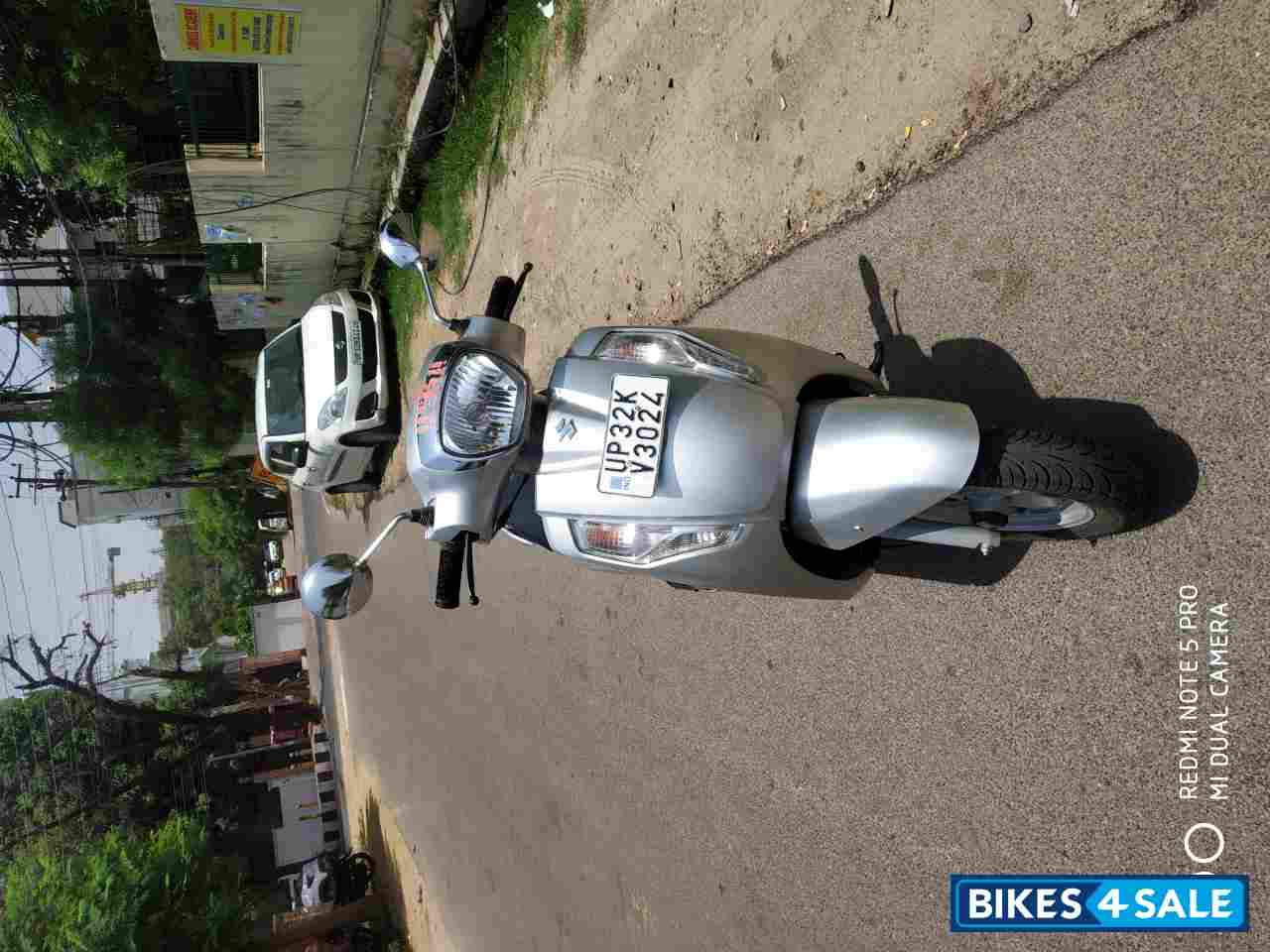 Silver Suzuki Access 125