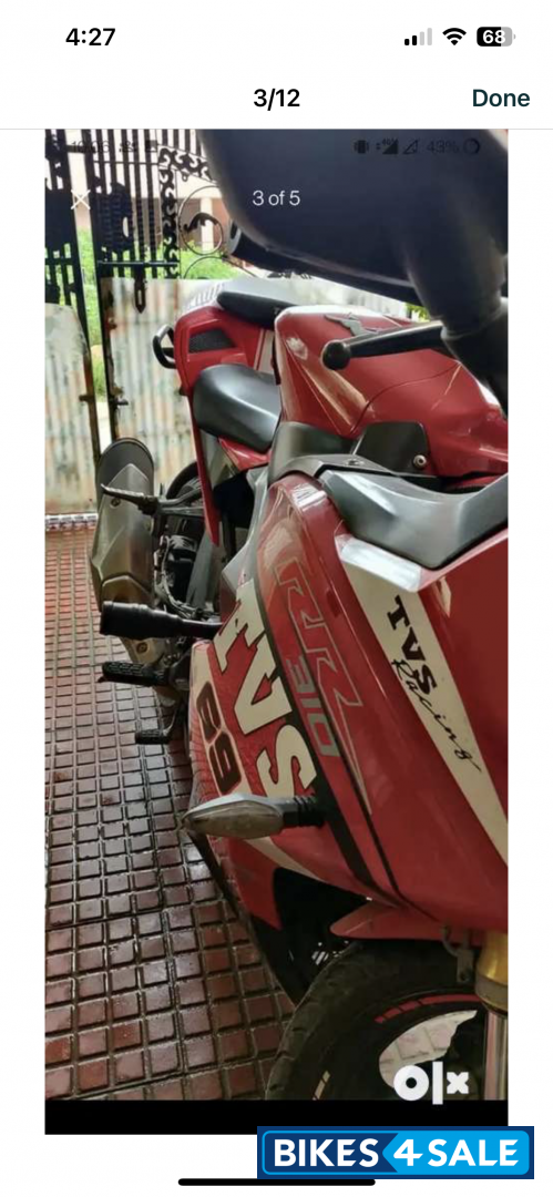 Red TVS Apache RR 310 Red TVS Apache RR 310