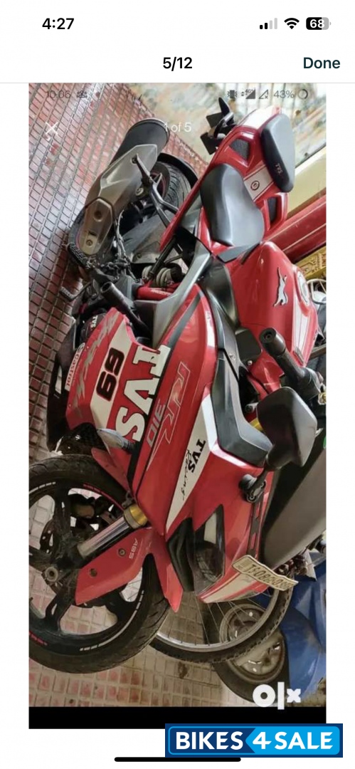 Red TVS Apache RR 310 Red TVS Apache RR 310
