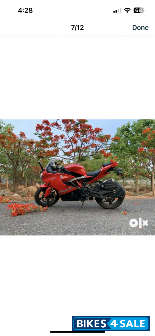 Red TVS Apache RR 310 Red TVS Apache RR 310