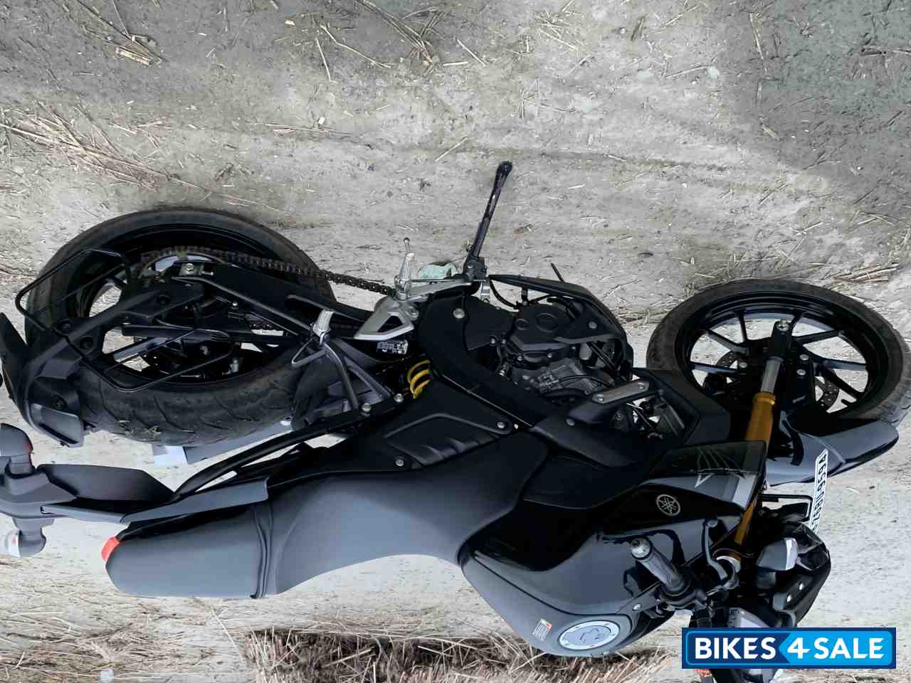 Black Yamaha MT-15 BS6 Black Yamaha MT-15 BS6