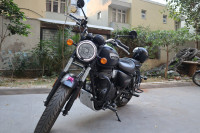 Stellar Black Royal Enfield Meteor 350 Stellar