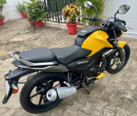 Yellow TVS Raider 125