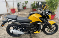 Yellow TVS Raider 125