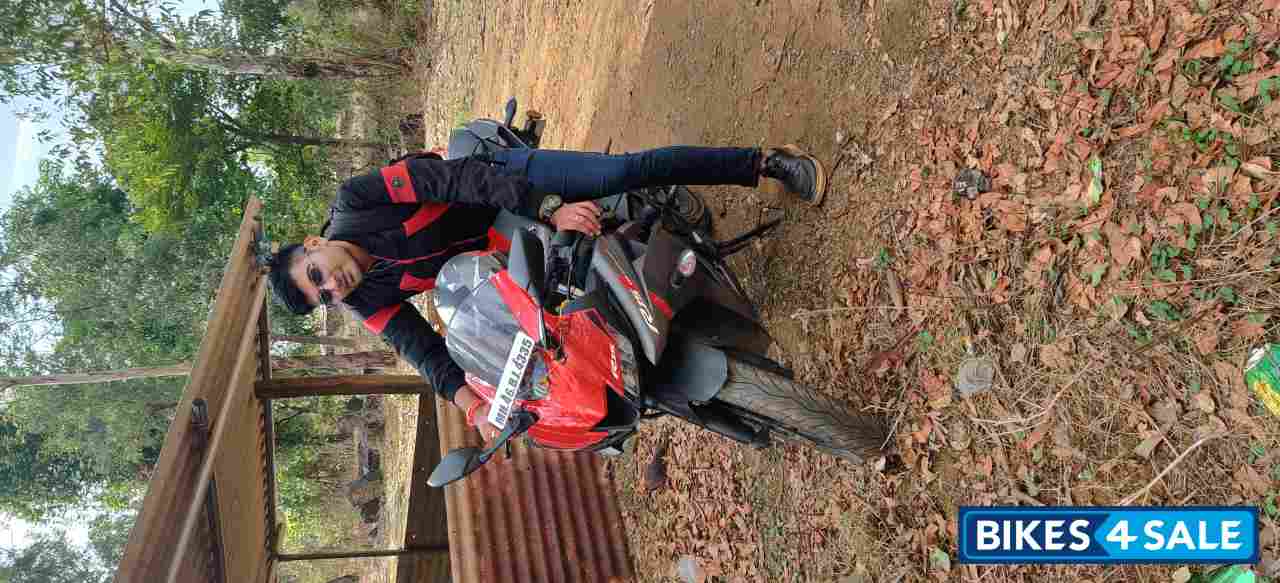 Red And Grey Yamaha YZF R15 V3