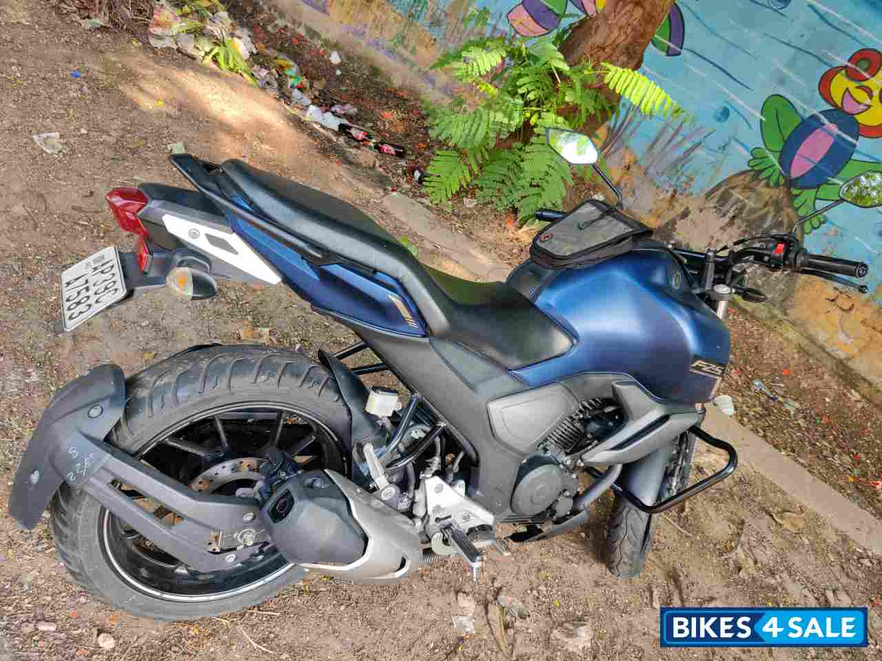 Matt Blue Yamaha FZ-S FI V3 Matt Blue Yamaha FZ-S FI V3