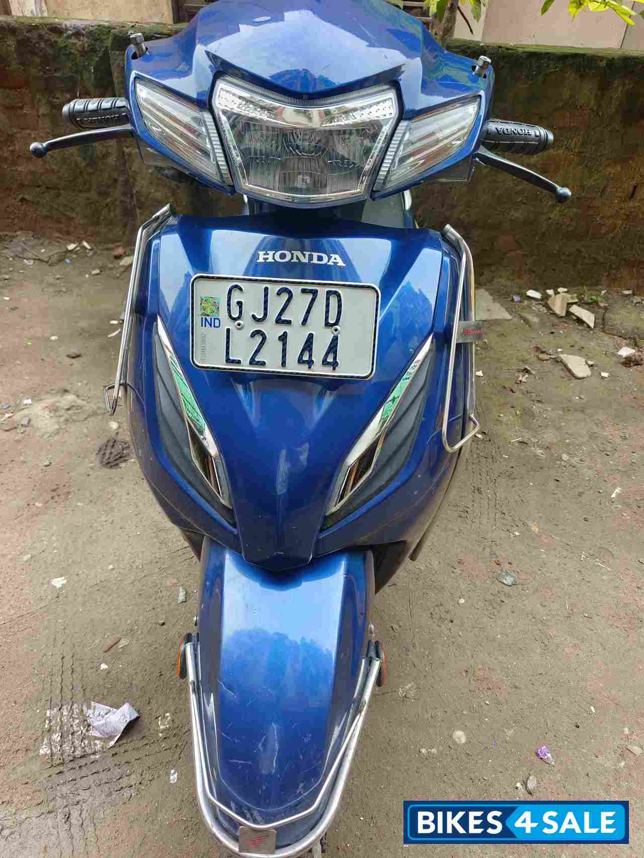 Blue Honda Activa 6G Dlx