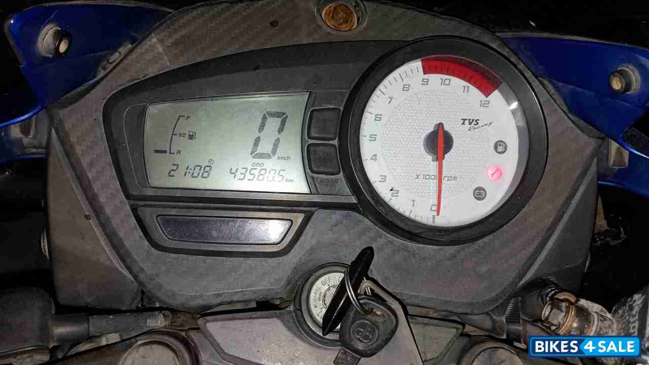 Blue TVS Apache RTR 160 Blue TVS Apache RTR 160