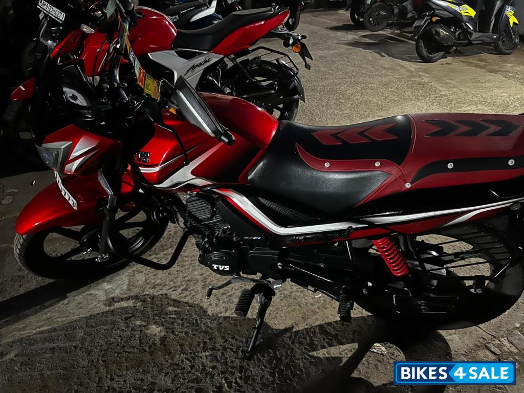 Red And Black TVS Star City Plus BS VI Red And Black TVS Star City Plus BS VI