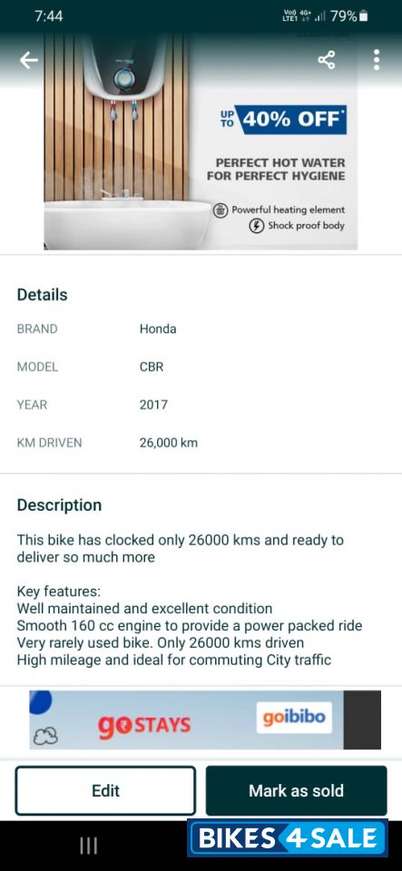 Honda CB Hornet 160R ABS Honda CB Hornet 160R ABS