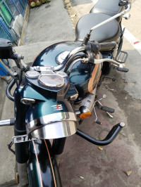 Dark Green Registration Number Royal Enfield Classic 350