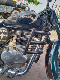 Dark Green Registration Number Royal Enfield Classic 350