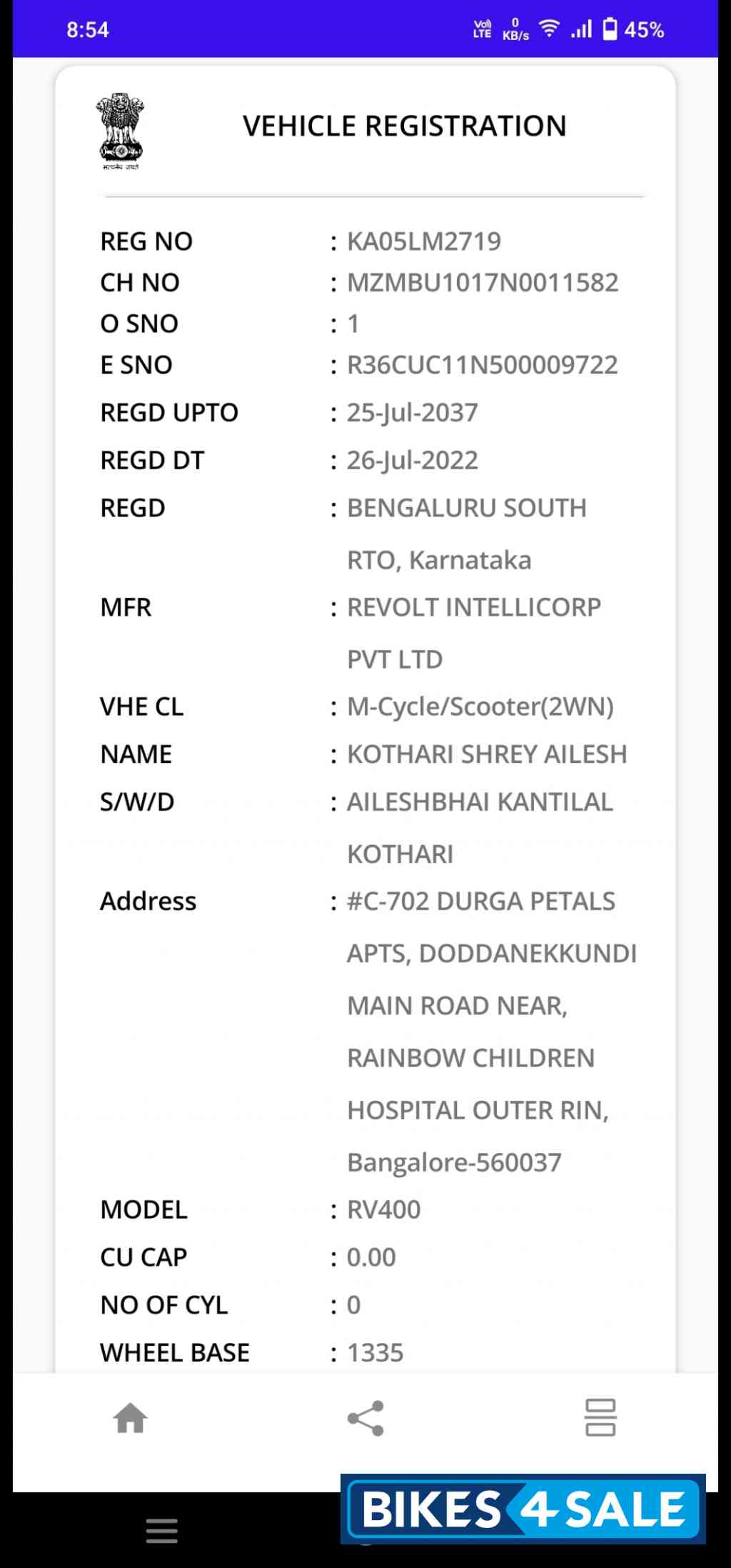 Red Revolt RV 400 Red Revolt RV 400