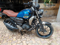 Blue Yamaha FZ-X