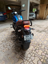 Blue Yamaha FZ-X