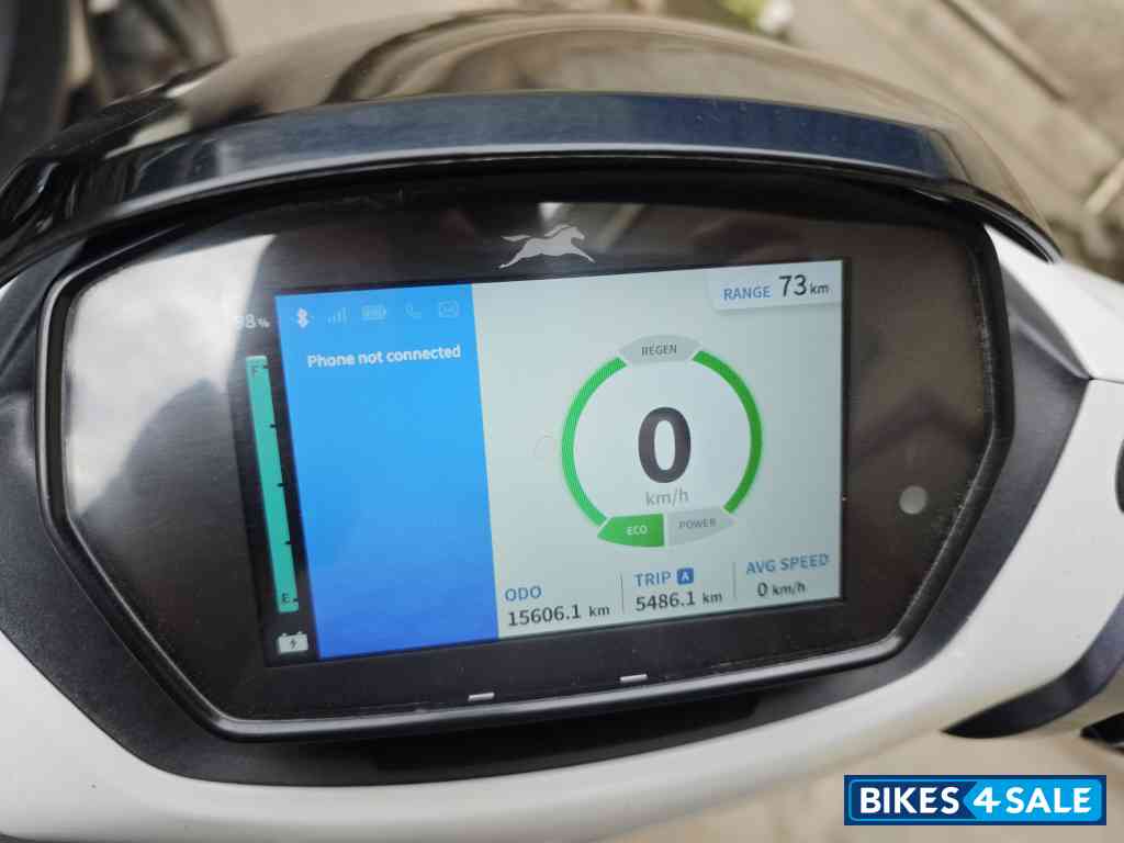 Pearl White TVS iQube Electric