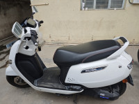 Pearl White TVS iQube Electric
