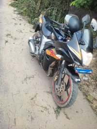 Golden And Black Suzuki Gixxer SF Fi