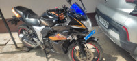 Golden And Black Suzuki Gixxer SF Fi