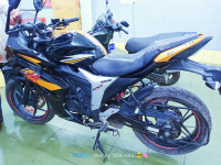 Golden And Black Suzuki Gixxer SF Fi