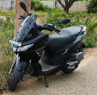 Matte Black Aprilia SXR 125