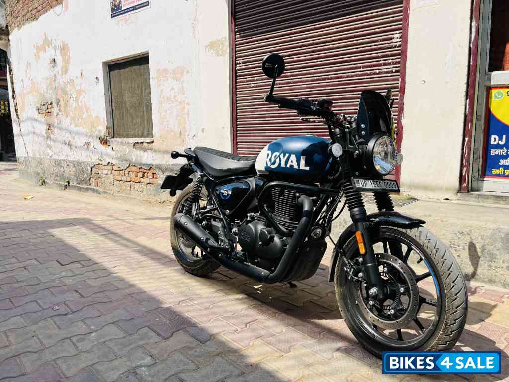 Rebel Blue Royal Enfield Hunter 350 Metro